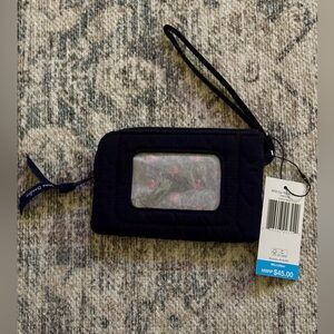Vera Bradley RFID Zip Top ID Case/Wristlet